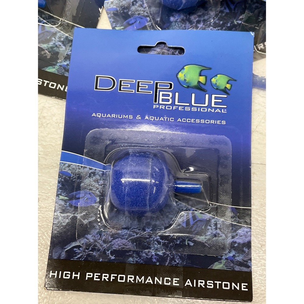 (16) Deep Blue High‎ Performance Air Stone 1 3/8" Sphere Blue Aquarium Diffusers